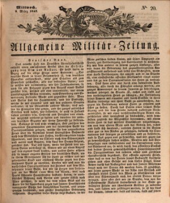 Allgemeine Militär-Zeitung Mittwoch 9. März 1842