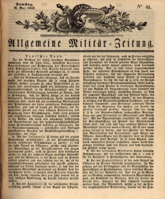 Allgemeine Militär-Zeitung Samstag 21. Mai 1842