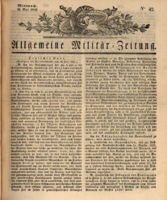 Allgemeine Militär-Zeitung Mittwoch 25. Mai 1842