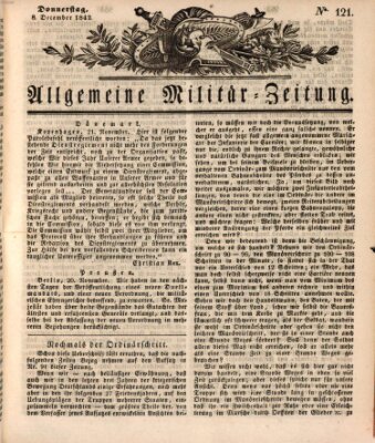 Allgemeine Militär-Zeitung Donnerstag 8. Dezember 1842