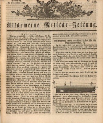 Allgemeine Militär-Zeitung Samstag 24. Dezember 1842