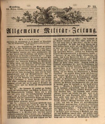 Allgemeine Militär-Zeitung Samstag 18. März 1843