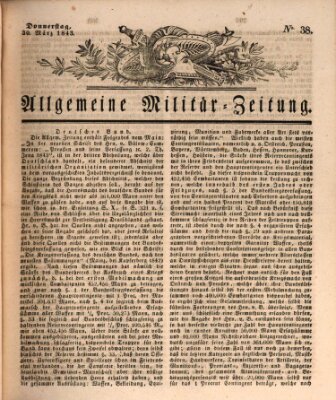 Allgemeine Militär-Zeitung Donnerstag 30. März 1843