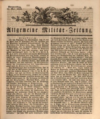 Allgemeine Militär-Zeitung Donnerstag 11. Mai 1843