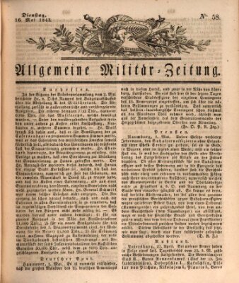 Allgemeine Militär-Zeitung Dienstag 16. Mai 1843