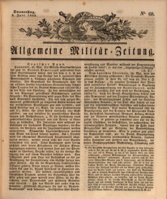 Allgemeine Militär-Zeitung Donnerstag 8. Juni 1843