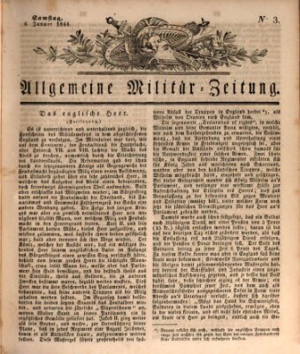 Allgemeine Militär-Zeitung Samstag 6. Januar 1844