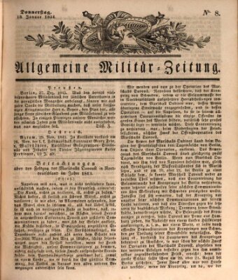 Allgemeine Militär-Zeitung Donnerstag 18. Januar 1844