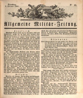 Allgemeine Militär-Zeitung Dienstag 6. Februar 1844