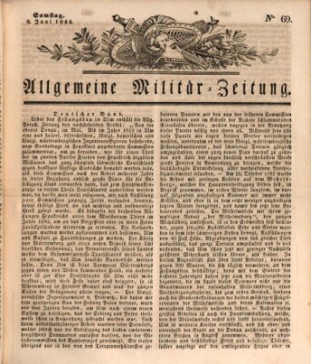 Allgemeine Militär-Zeitung Samstag 8. Juni 1844