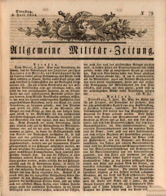 Allgemeine Militär-Zeitung Dienstag 2. Juli 1844