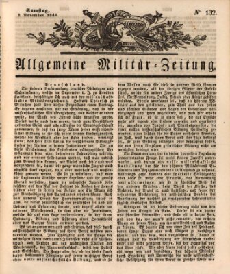 Allgemeine Militär-Zeitung Samstag 2. November 1844