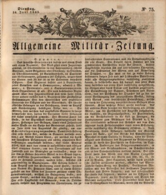 Allgemeine Militär-Zeitung Dienstag 24. Juni 1845