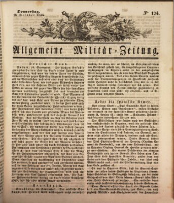 Allgemeine Militär-Zeitung Donnerstag 16. Oktober 1845