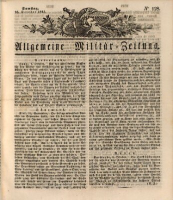 Allgemeine Militär-Zeitung Samstag 25. Oktober 1845