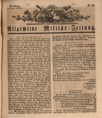 Allgemeine Militär-Zeitung Dienstag 2. Juni 1846