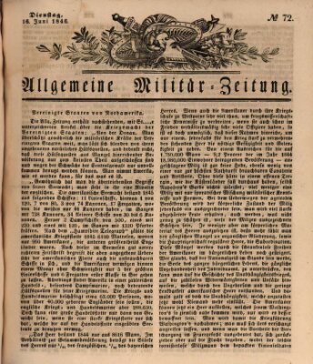 Allgemeine Militär-Zeitung Dienstag 16. Juni 1846