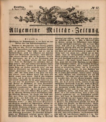 Allgemeine Militär-Zeitung Samstag 5. Juni 1847