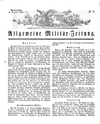 Allgemeine Militär-Zeitung Donnerstag 6. Januar 1848