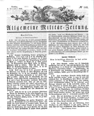 Allgemeine Militär-Zeitung Samstag 9. Dezember 1848