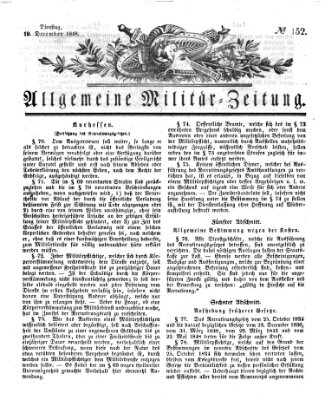 Allgemeine Militär-Zeitung Dienstag 19. Dezember 1848