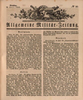 Allgemeine Militär-Zeitung Samstag 28. Juli 1849