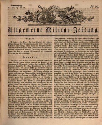 Allgemeine Militär-Zeitung Donnerstag 7. März 1850