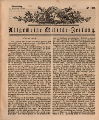 Allgemeine Militär-Zeitung Donnerstag 3. Oktober 1850