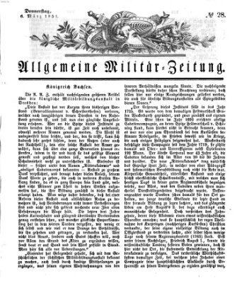 Allgemeine Militär-Zeitung Donnerstag 6. März 1851