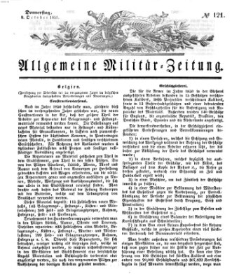 Allgemeine Militär-Zeitung Donnerstag 9. Oktober 1851