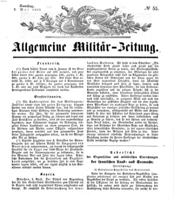 Allgemeine Militär-Zeitung Samstag 7. Mai 1853