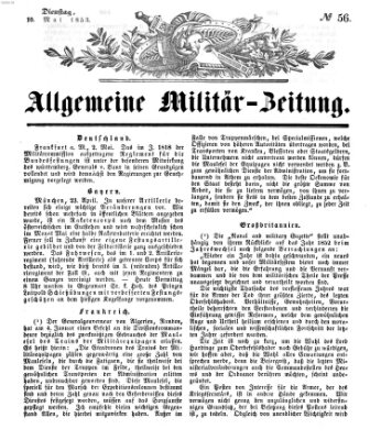 Allgemeine Militär-Zeitung Dienstag 10. Mai 1853