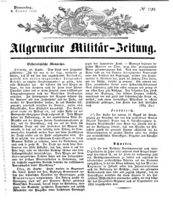 Allgemeine Militär-Zeitung Donnerstag 6. Oktober 1853