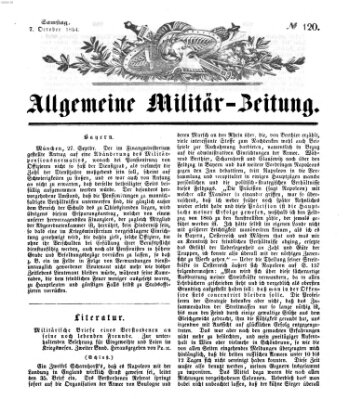 Allgemeine Militär-Zeitung Samstag 7. Oktober 1854