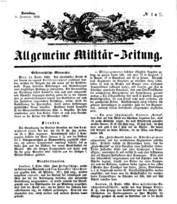 Allgemeine Militär-Zeitung Samstag 5. Januar 1856