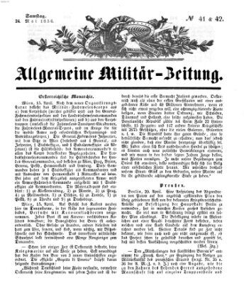 Allgemeine Militär-Zeitung Samstag 24. Mai 1856