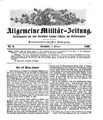 Allgemeine Militär-Zeitung Samstag 8. Februar 1862