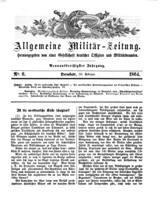 Allgemeine Militär-Zeitung Mittwoch 10. Februar 1864