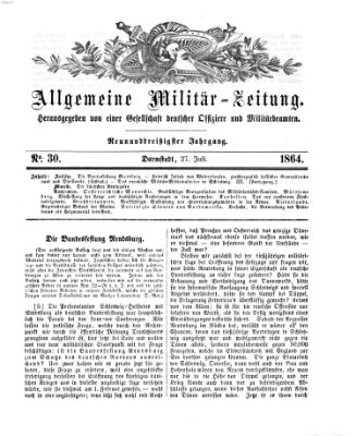 Allgemeine Militär-Zeitung Mittwoch 27. Juli 1864