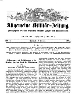 Allgemeine Militär-Zeitung Samstag 9. Februar 1867