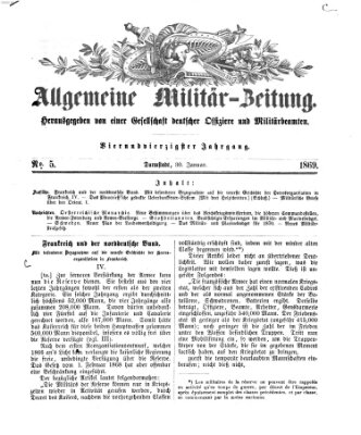 Allgemeine Militär-Zeitung Samstag 30. Januar 1869