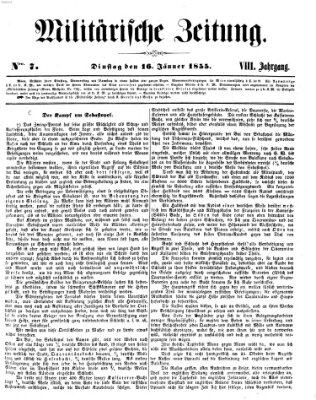 Militärische Zeitung (Militär-Zeitung) Dienstag 16. Januar 1855