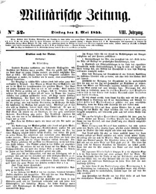 Militärische Zeitung (Militär-Zeitung) Dienstag 1. Mai 1855