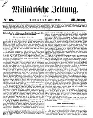 Militärische Zeitung (Militär-Zeitung) Samstag 9. Juni 1855