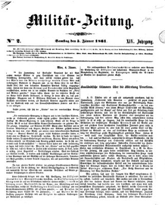 Militär-Zeitung Samstag 5. Januar 1861