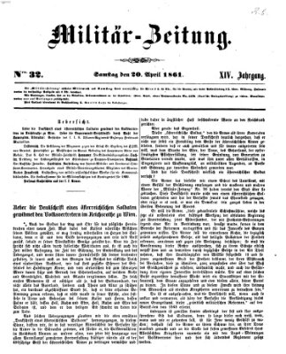 Militär-Zeitung Samstag 20. April 1861