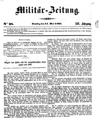 Militär-Zeitung Samstag 11. Mai 1861