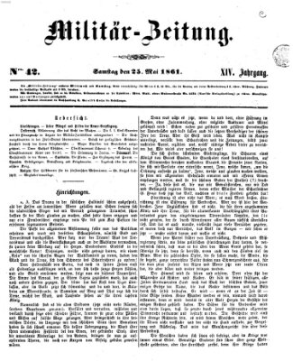 Militär-Zeitung Samstag 25. Mai 1861