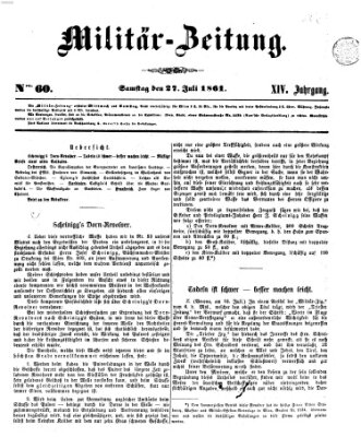 Militär-Zeitung Samstag 27. Juli 1861