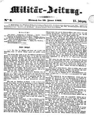 Militär-Zeitung Mittwoch 29. Januar 1862